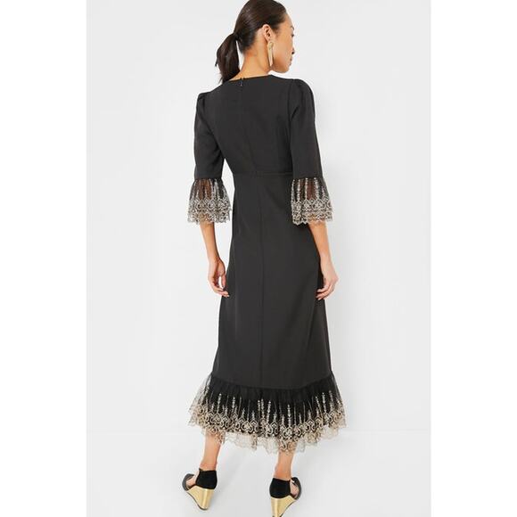 POMANDER PLACE Black Lillith Dress Size M NWT Retail $188 Tuckernuck - Picture 2 of 7